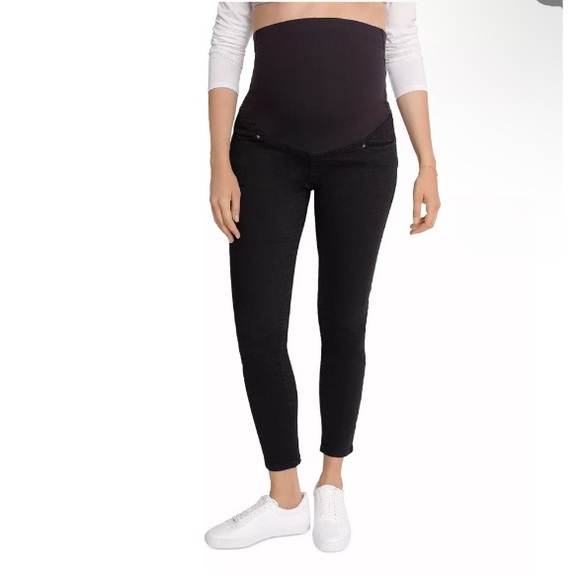 NWT Ingrid & Isabel Crossover Panel Maternity Skinny Jeans - Picture 2 of 8